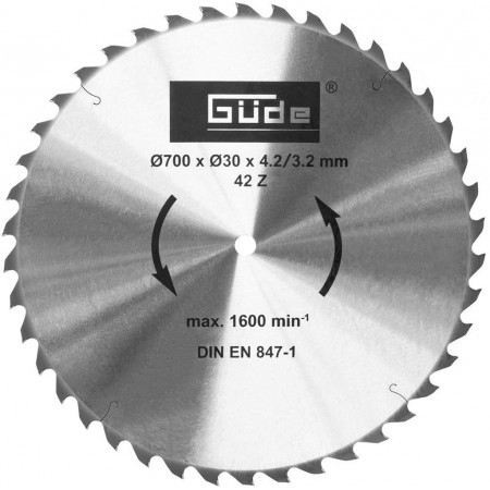 GÜDE HM 700/30/42Z/N Brzeszczot 1859